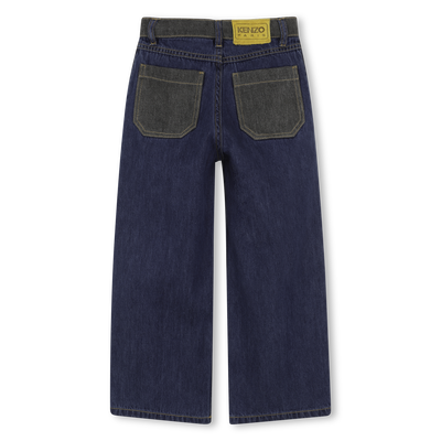 Pantalon en denim KENZO KIDS FILLE