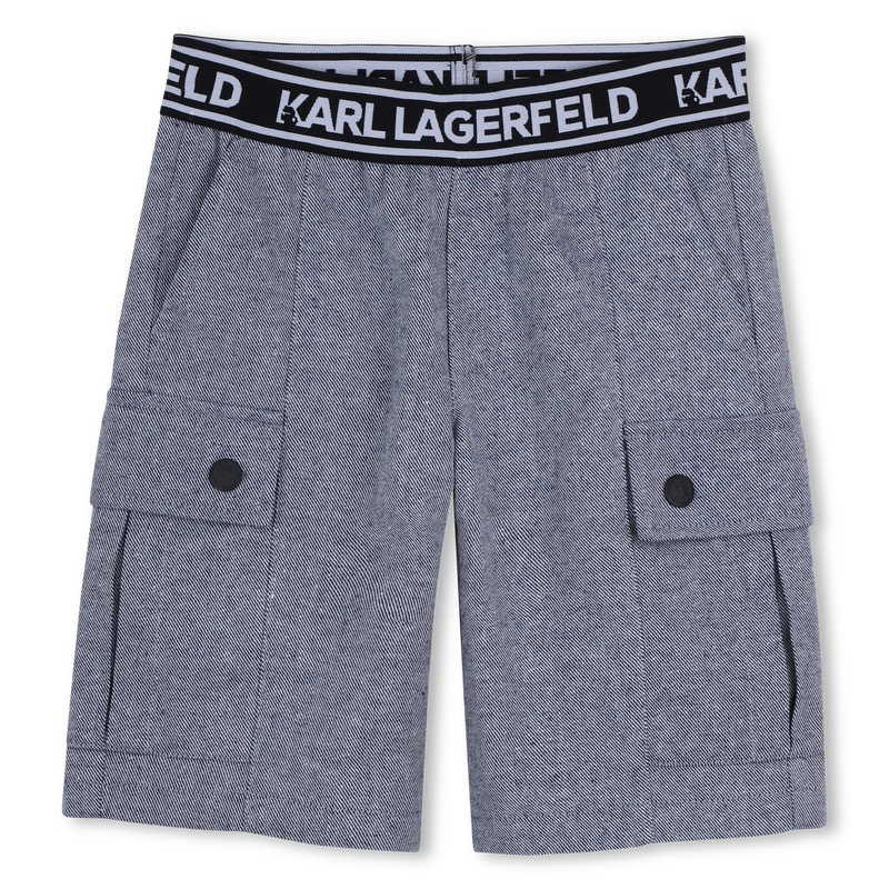 DENIM BERMUDA SHORTS KARL LAGERFELD KIDS 
                        BOY