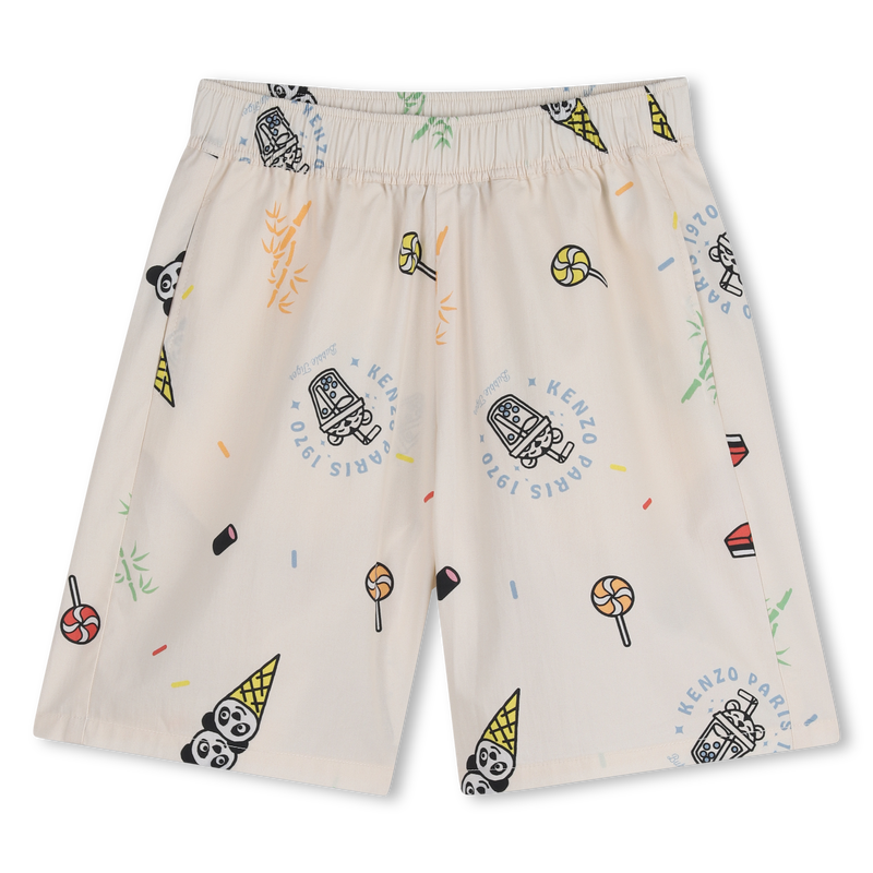 POPLIN BERMUDA SHORTS KENZO KIDS 
                        BOY
