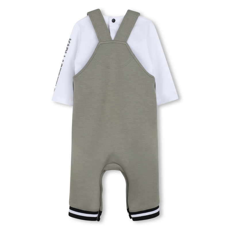 Overall- en T-shirtset KARL LAGERFELD KIDS 
                        BOY
