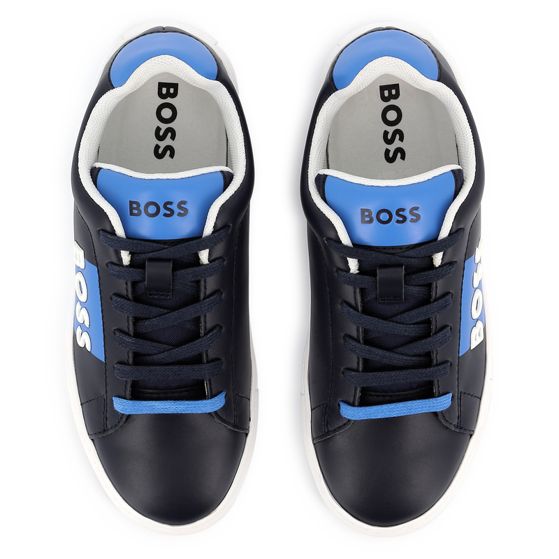 Baskets lac&eacute;es en cuir BOSS 
                        GARCON