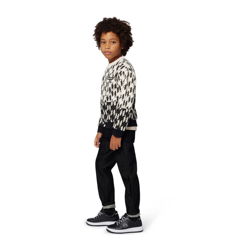 Baskets basses à lacets KARL LAGERFELD KIDS 
                        UNISEXE