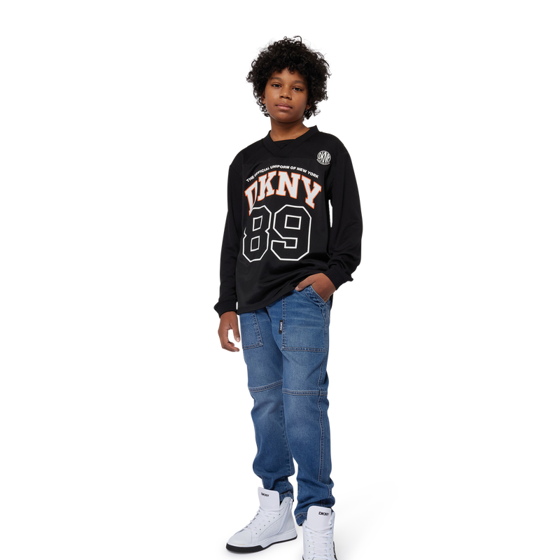 T-shirt &agrave; manches longues DKNY 
                        UNISEXE