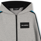 Sweat zipp&eacute; &agrave; capuche KARL LAGERFELD KIDS 
                    GARCON