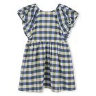 Robe &agrave; carreaux en coton KENZO KIDS 
                    FILLE