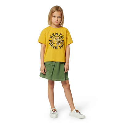 T-shirt manches courtes coton KENZO KIDS FILLE