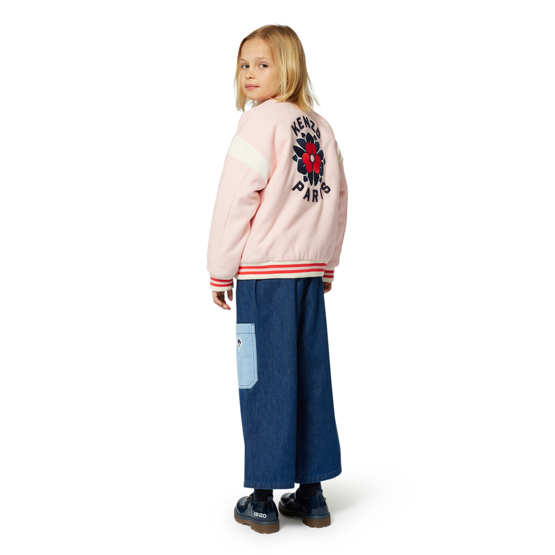 Jean &agrave; taille &eacute;lastiqu&eacute;e KENZO KIDS 
                        FILLE