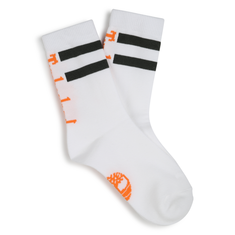 Chaussettes hautes imprim&eacute;es TIMBERLAND 
                        GARCON