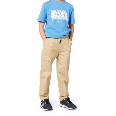 Broek met zakken in twill BOSS BOY
