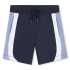 Fleece korte broek, MARINE, hi-res