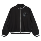 Cardigan brod&eacute; avec rayures BOSS 
                    FILLE
