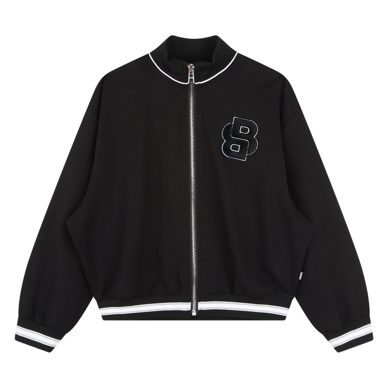 Geborduurde vest met streepjes BOSS 
                        GIRL