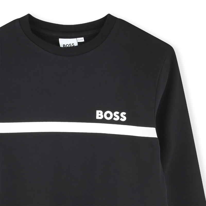 TEE-SHIRT MANCHES LONGUES BOSS 
                        GARCON