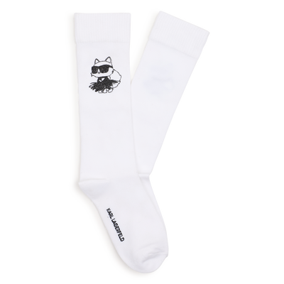 Chaussettes mi-haute KARL LAGERFELD KIDS FILLE