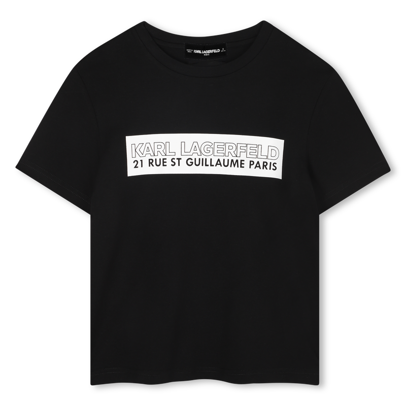 T-shirt met korte mouwen KARL LAGERFELD KIDS 
                        BOY