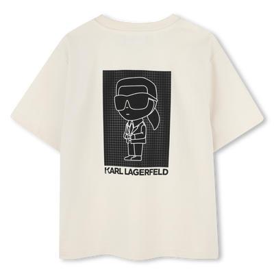 T-shirt met korte mouwen KARL LAGERFELD KIDS BOY