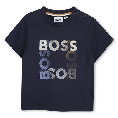 T-SHIRT MET KORTE MOUWEN BOSS BOY