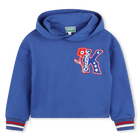 Sweat-shirt brod&eacute; &agrave; capuche KENZO KIDS 
                    FILLE