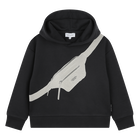 Sweater met capuchon, ZWART, hi-res