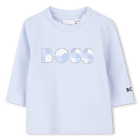 T-shirt met lange mouwen, LICHT BLAUW, hi-res