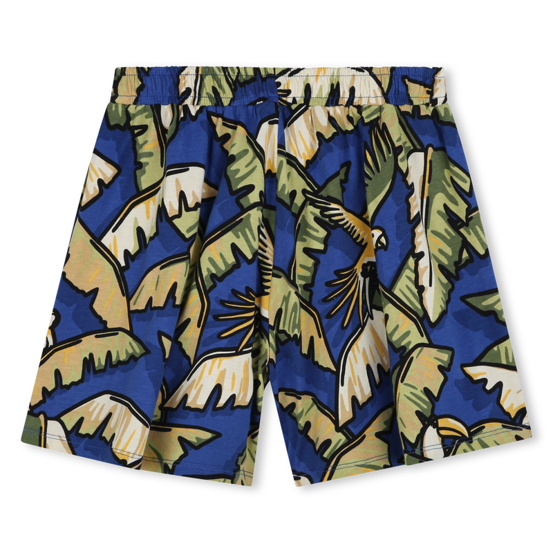Katoenen short met print KENZO KIDS 
                        GIRL