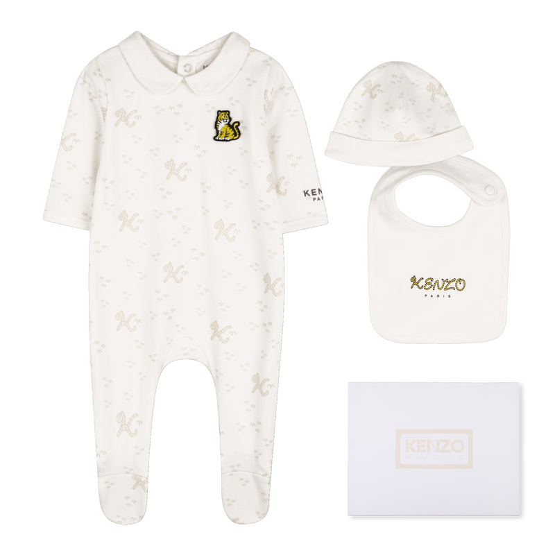 Pyjama set, muts en slabbetje KENZO KIDS 
                        UNISEX