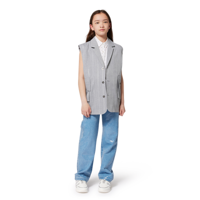 Mouwloos bloesje met print DKNY GIRL