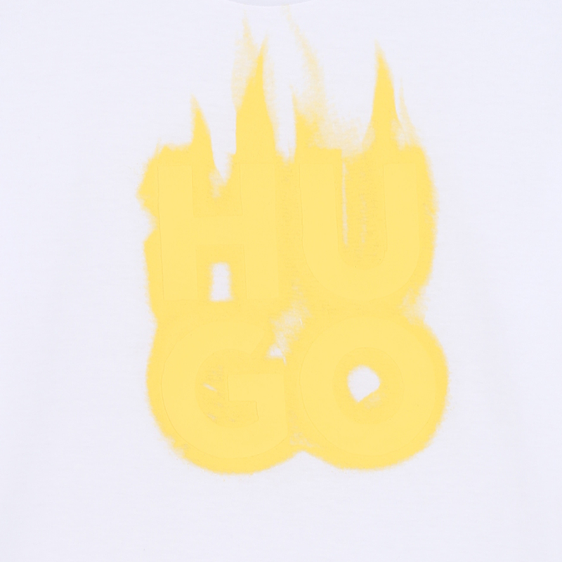 Katoenen T-shirt, korte mouwen HUGO 
                        BOY