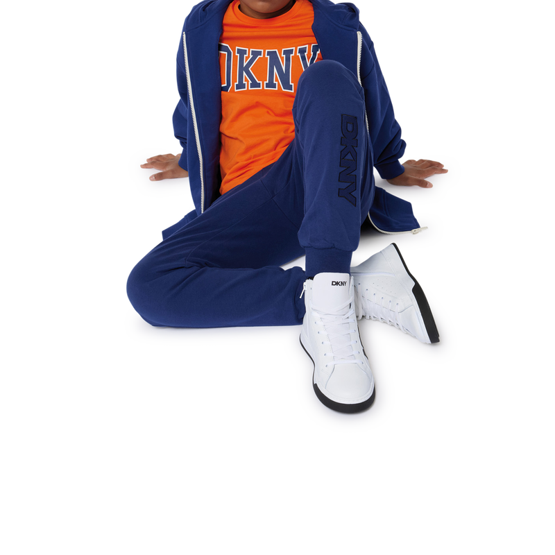 Katoenen sweater met capuchon DKNY 
                        UNISEX