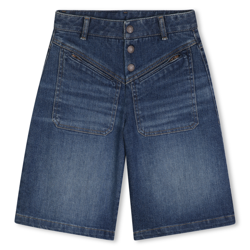 Katoenen denim short CHLOE 
                        GIRL