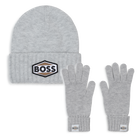 Muts en handschoenen set BOSS 
                    JONGEN