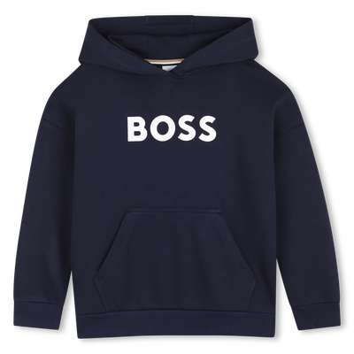 Sweat-shirt-shirt &agrave; capuche BOSS GARCON