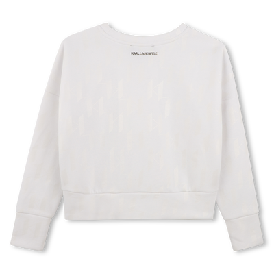 Langsleeve sweatshirt KARL LAGERFELD KIDS MEISJE