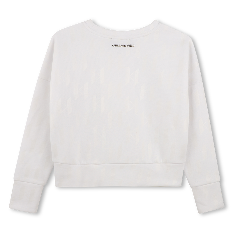 Langsleeve sweatshirt KARL LAGERFELD KIDS 
                        MEISJE