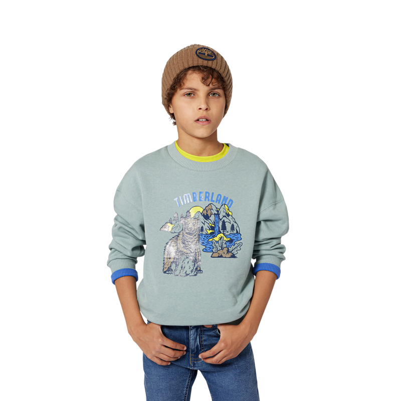 Bonnet badge tricoté siglé TIMBERLAND 
                        GARCON