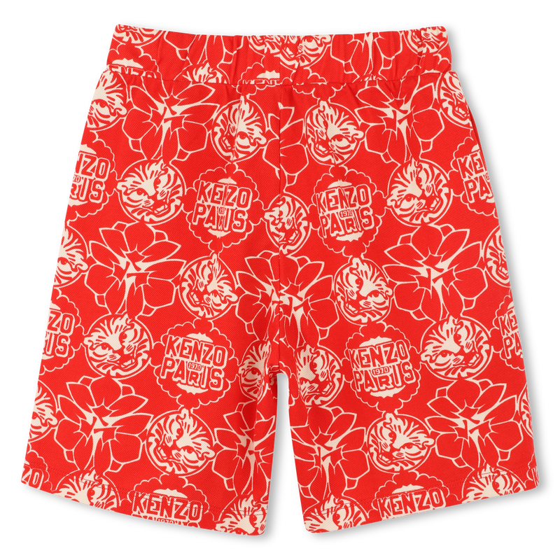 Bermuda met Japanse print KENZO KIDS 
                        BOY
