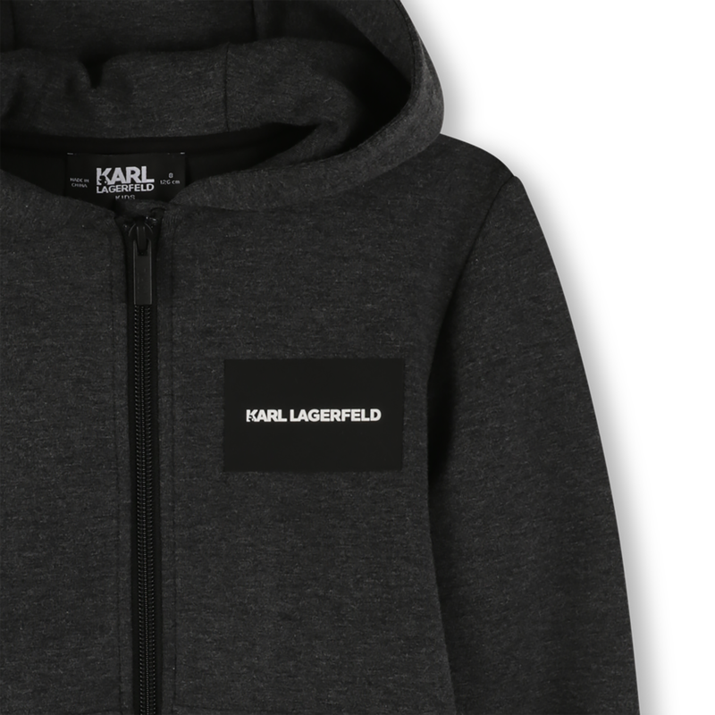 Sweat &agrave; capuche KARL LAGERFELD KIDS 
                        GARCON