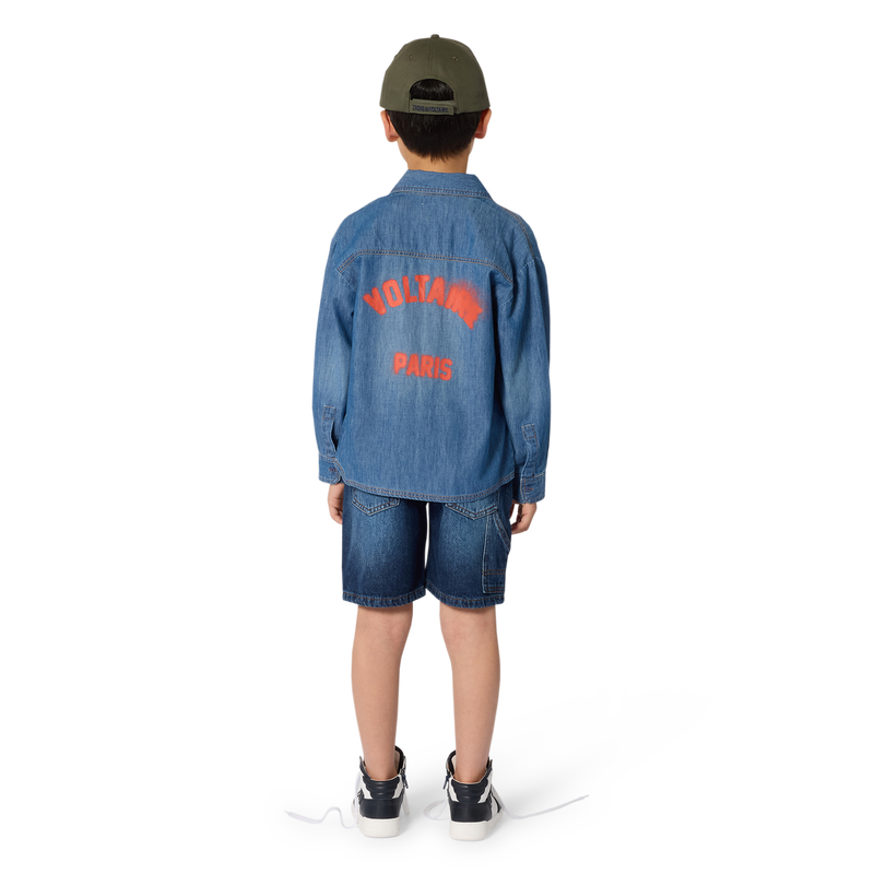 BERMUDA EN JEAN ZADIG & VOLTAIRE 
                        GARCON