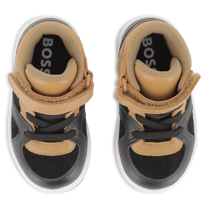 Baskets avec lacets &eacute;lastiqu&eacute;s BOSS 
                        GARCON