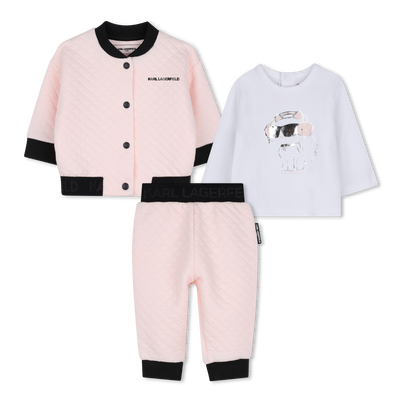 Joggingoutfit KARL LAGERFELD KIDS GIRL