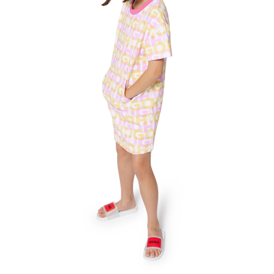 Claquettes avec badges HUGO FILLE