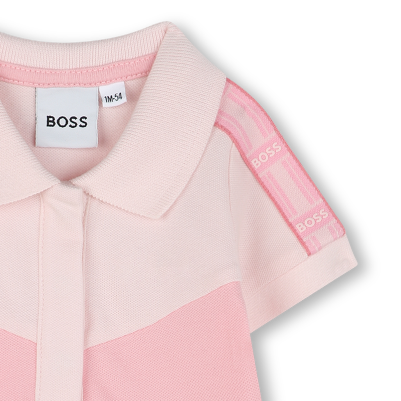 Robe polo avec d&eacute;coupes BOSS 
                        FILLE