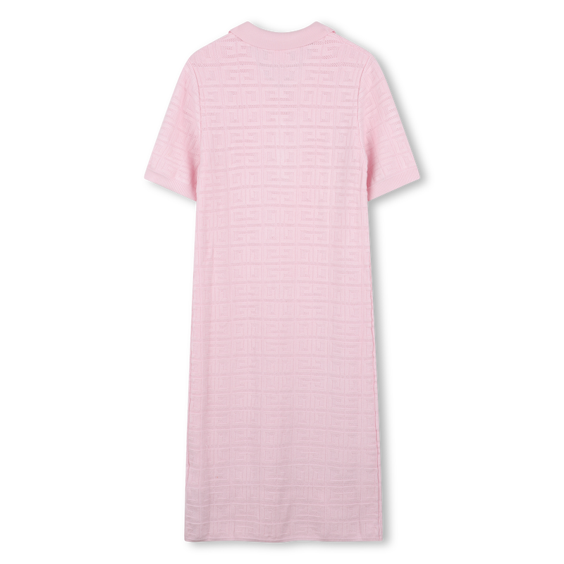 Lange rechte jurk met motief GIVENCHY 
                        GIRL