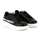 Baskets en cuir &agrave; lacets KARL LAGERFELD KIDS 
                    UNISEXE