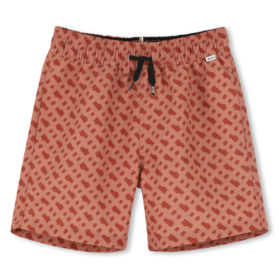 Zwemshort met monogramprint BOSS BOY