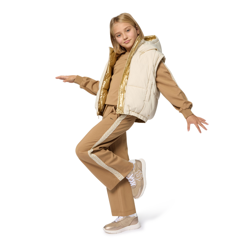 Fancy schoudersweatshirt BOSS 
                        GIRL