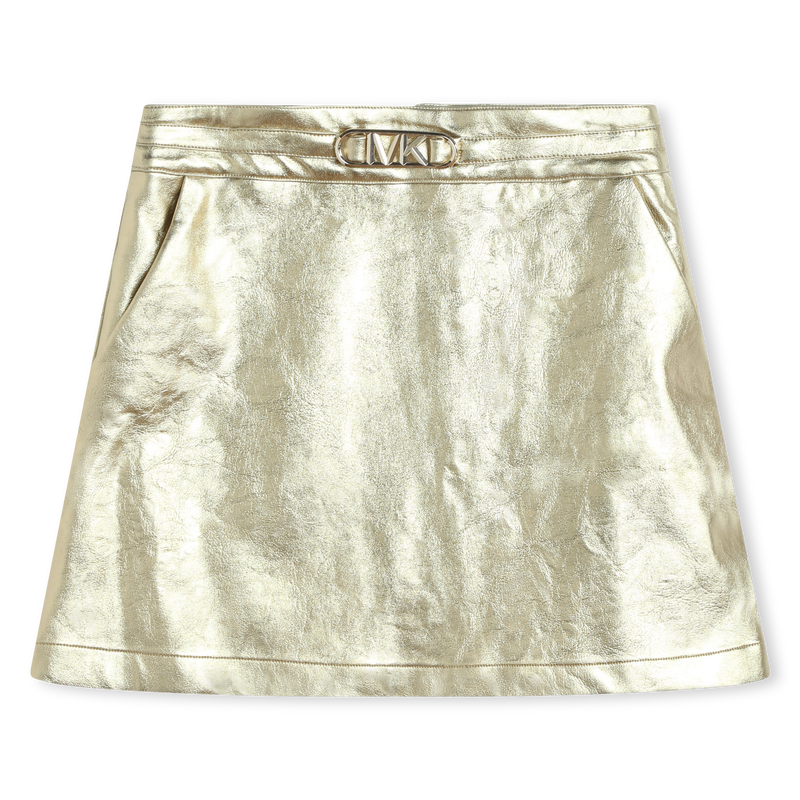 Korte rok met kreukel-effect MICHAEL KORS 
                        GIRL