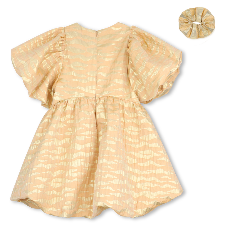 Feestjurk en scrunchie KENZO KIDS 
                        MEISJE