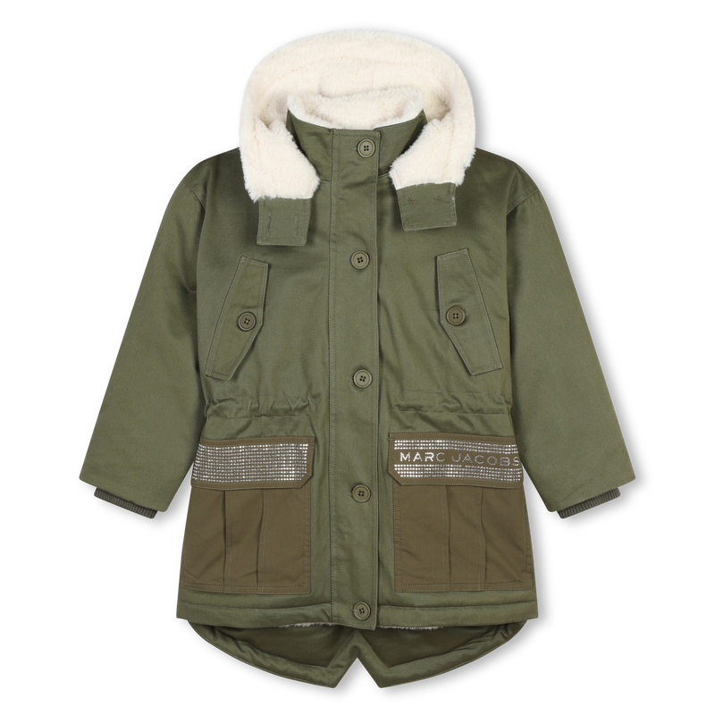 Parka met capuchon en zakken MARC JACOBS 
                        GIRL