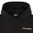 Cardigan &agrave; capuche KARL LAGERFELD KIDS 
                    GARCON